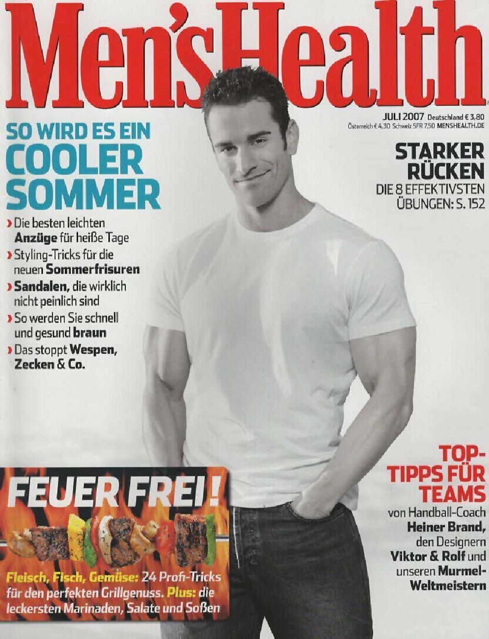 Mens Health Magazin Deutschland 2007-07 Jeff Gum
