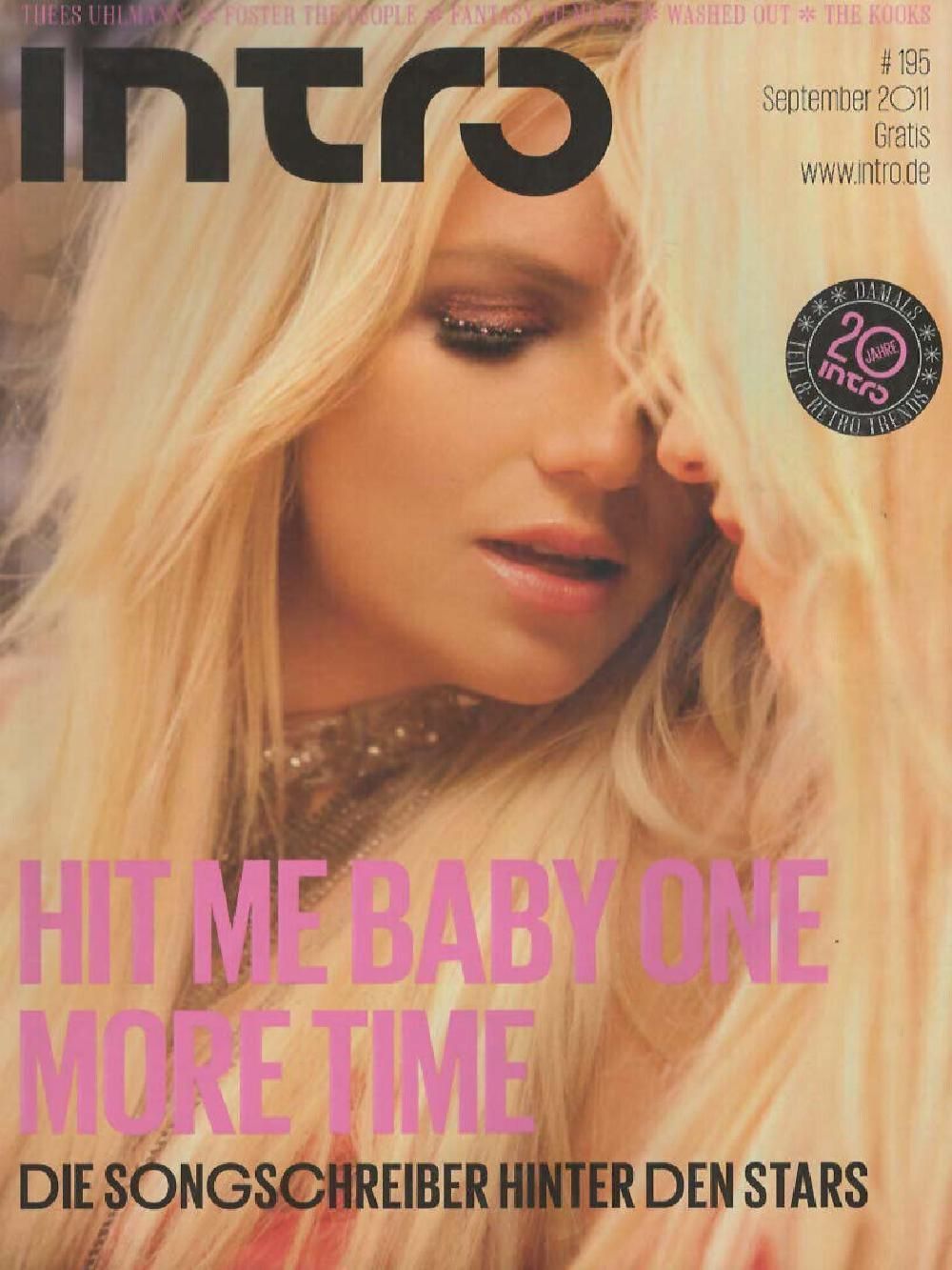 Intro Revista Alemania 2011 #195 Britney Spears Foster The People Edición original