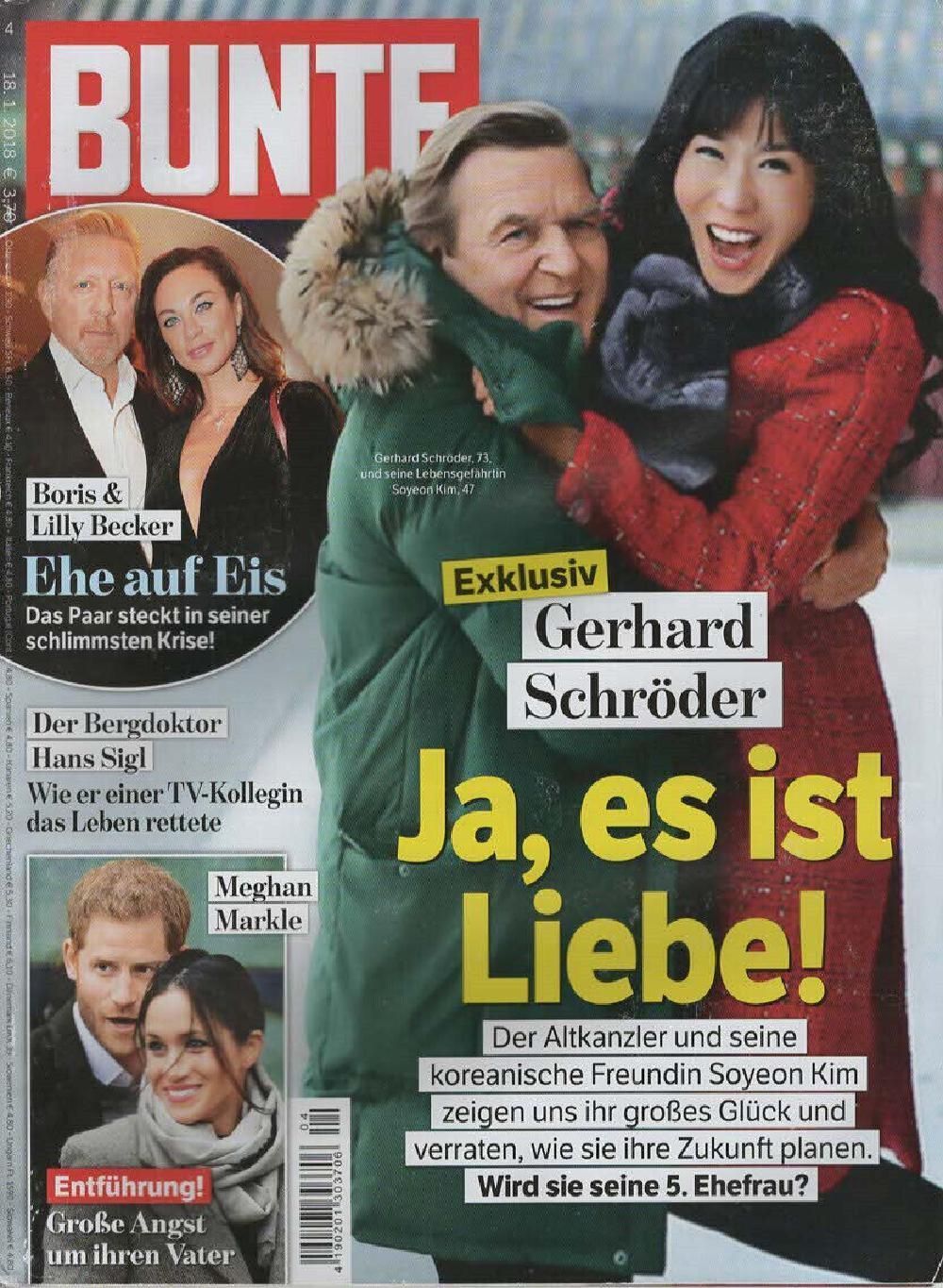 Bunte Magazin Deutschland 2018-04 Meghan Markle Boris Becker