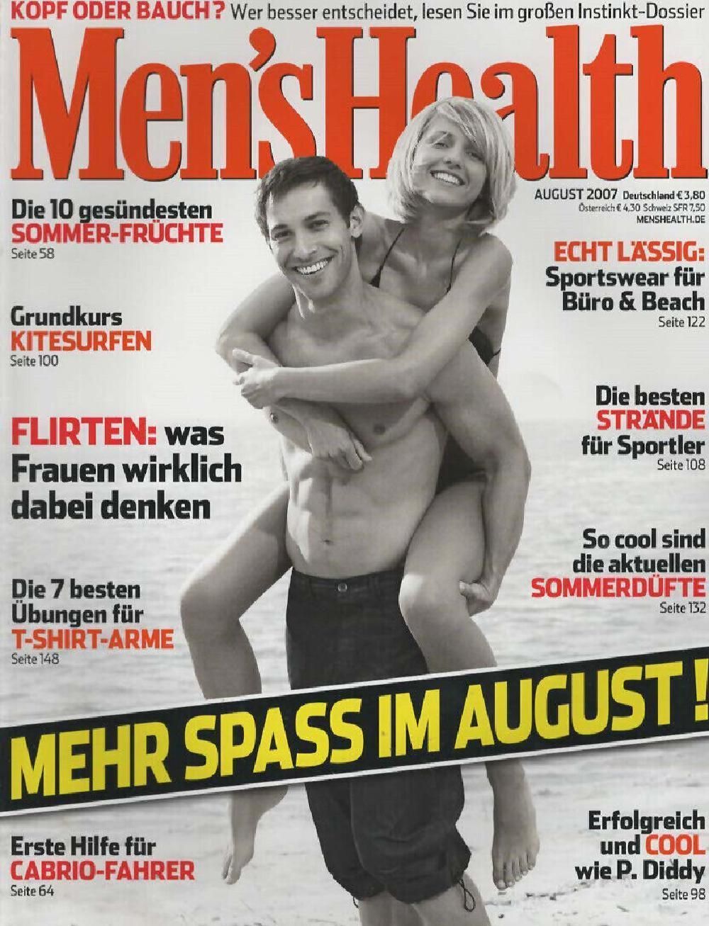 Mens Health Magazin Deutschland 2007-08 John Vandenberg