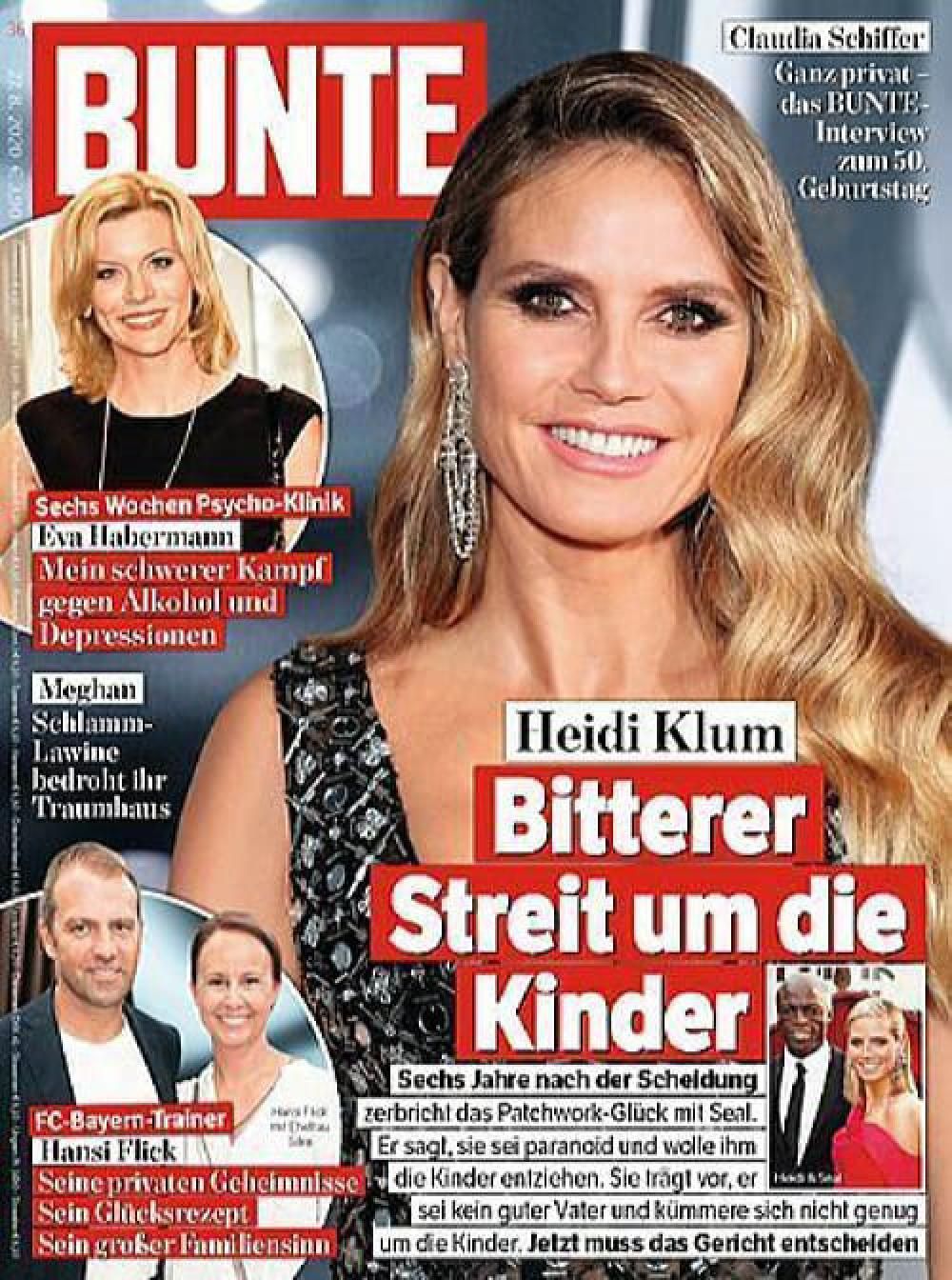 Bunte Magazin Deutschland 2020-36 Heidi Klum Seal
