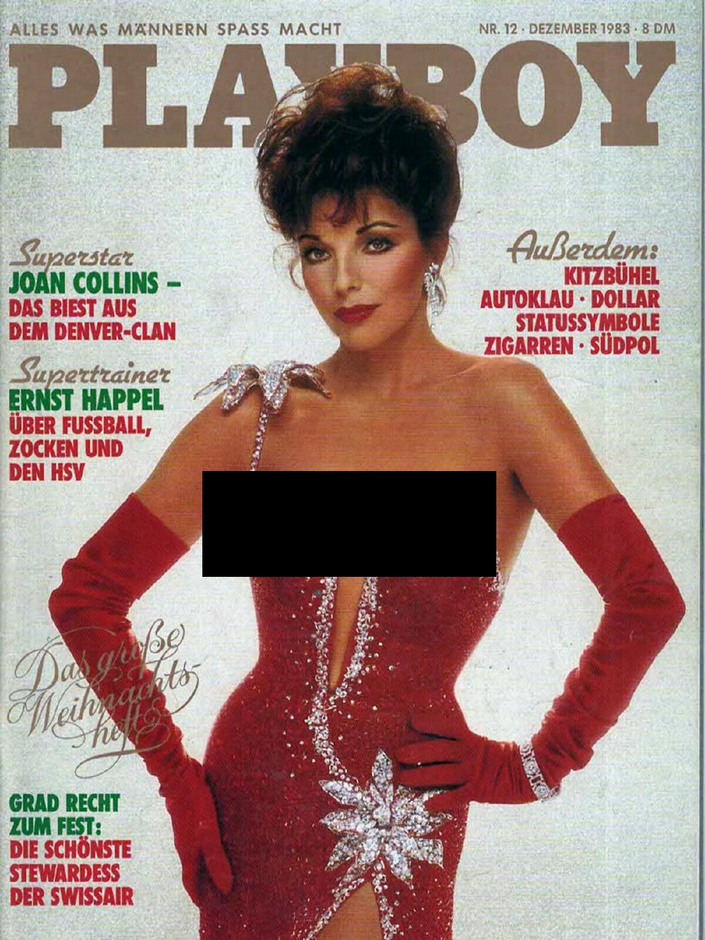 Playboy Magazin Deutschland 1983-12 Joan Collins