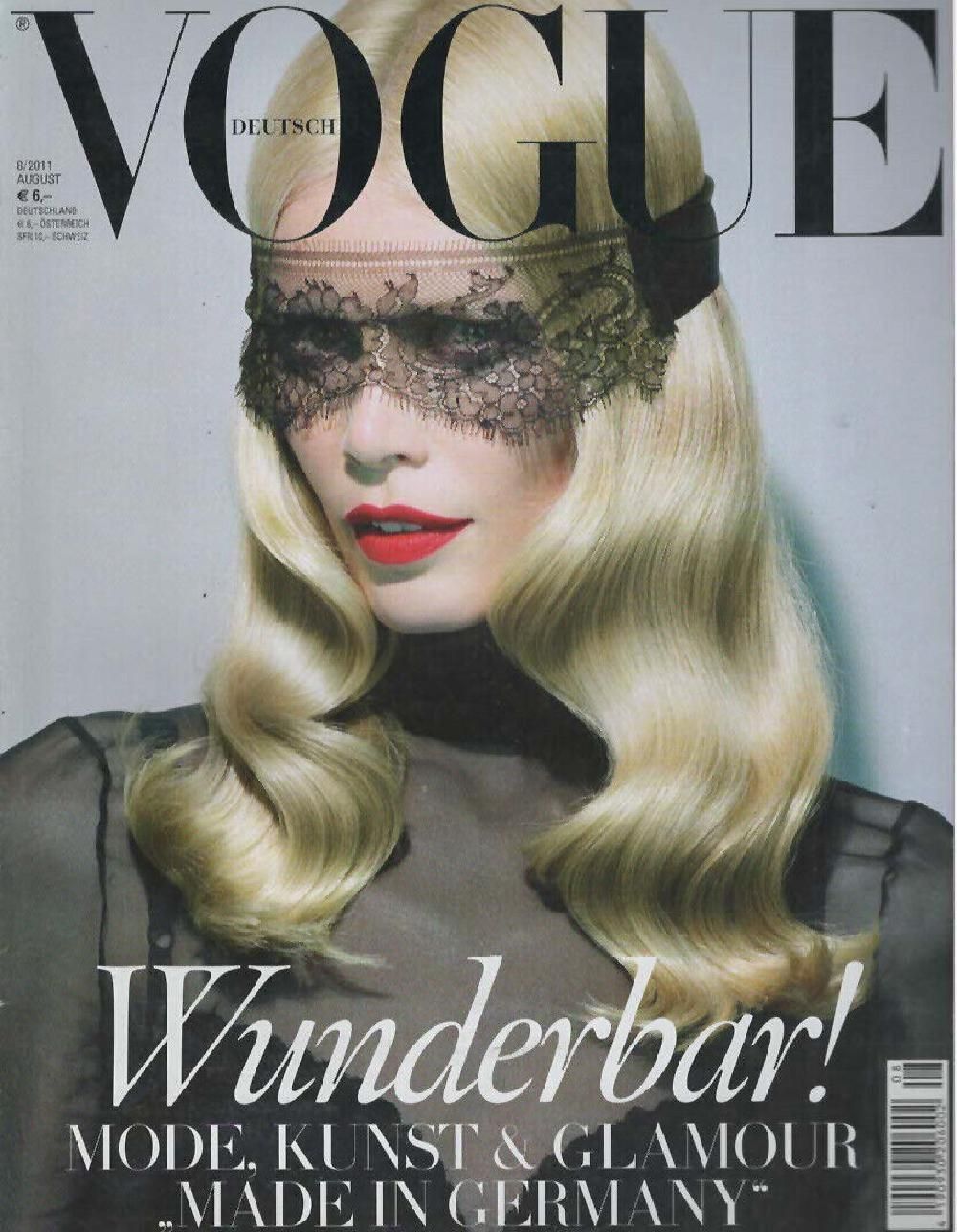 Vogue Magasin Tyskland 2011-08 Claudia Schiffer