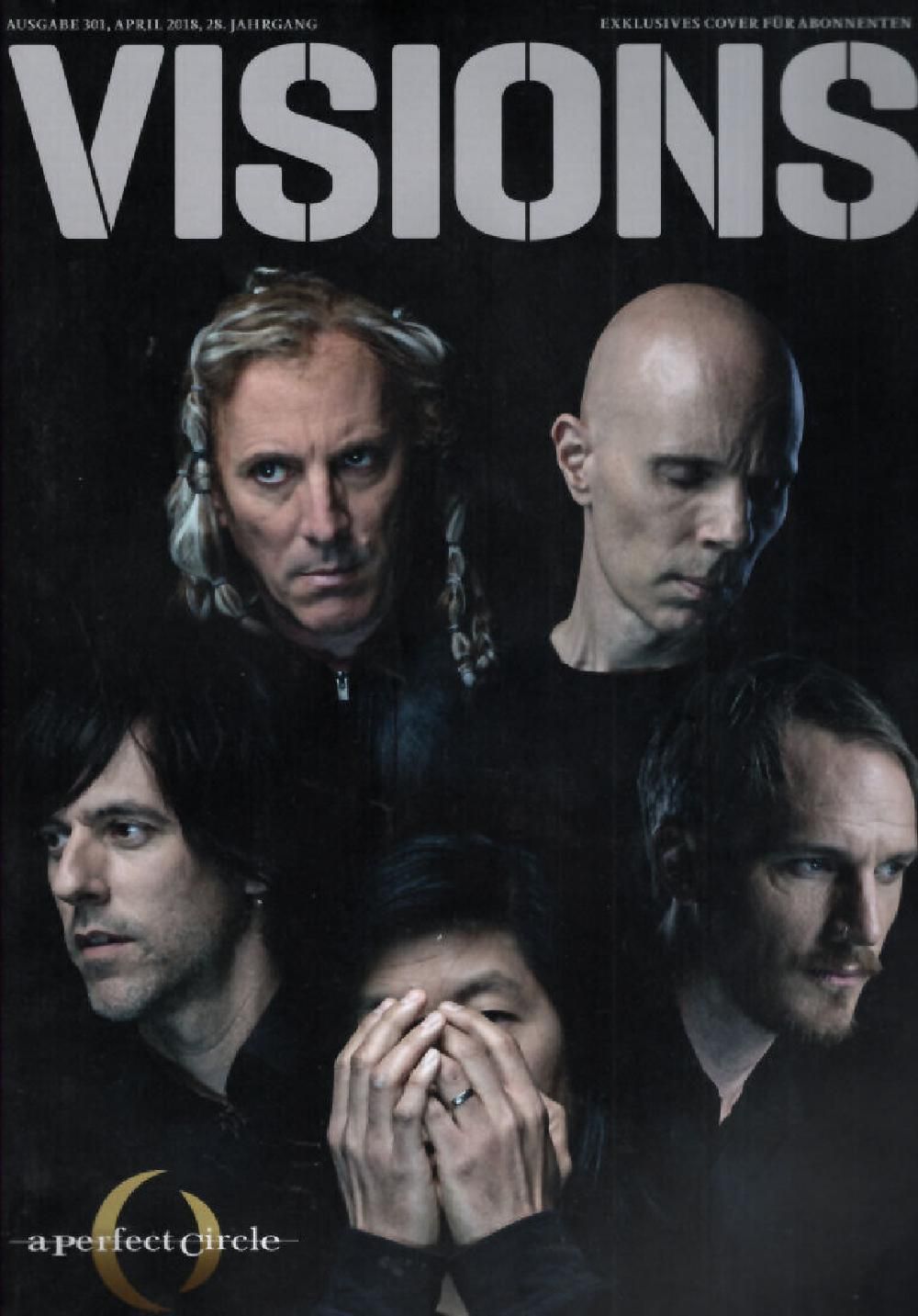 Visions Magazin Deutschland 2018-04 A Perfect Circle #301