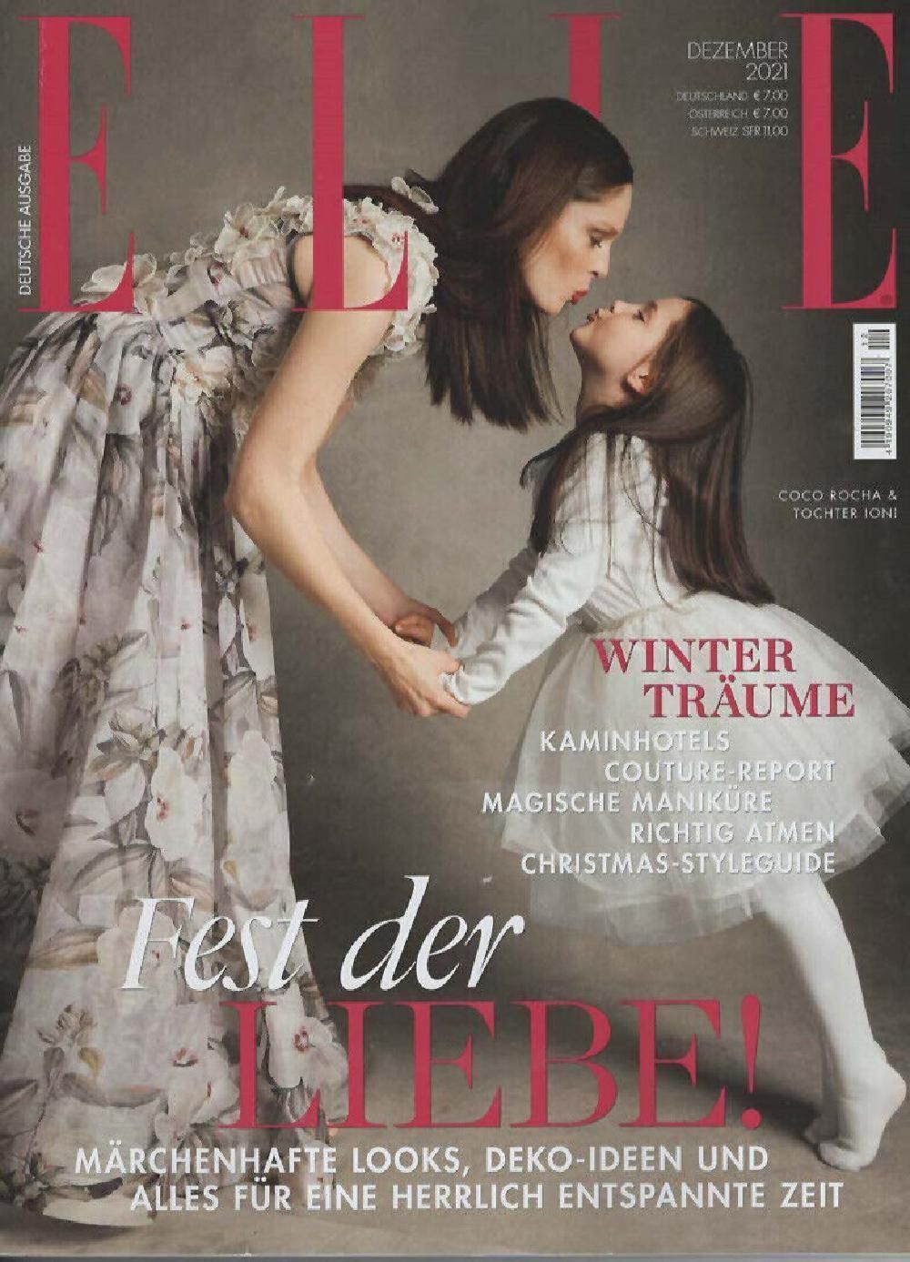 Elle Magazin Deutschland 2021-12 Coco Rocha Ioni