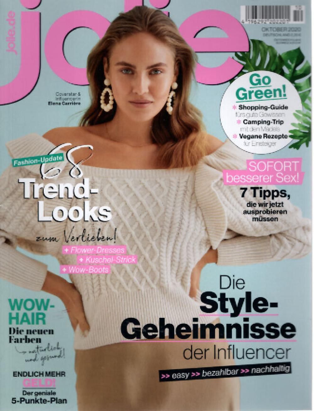 Jolie Magazin Deutschland 2020-10 Elena Carriere