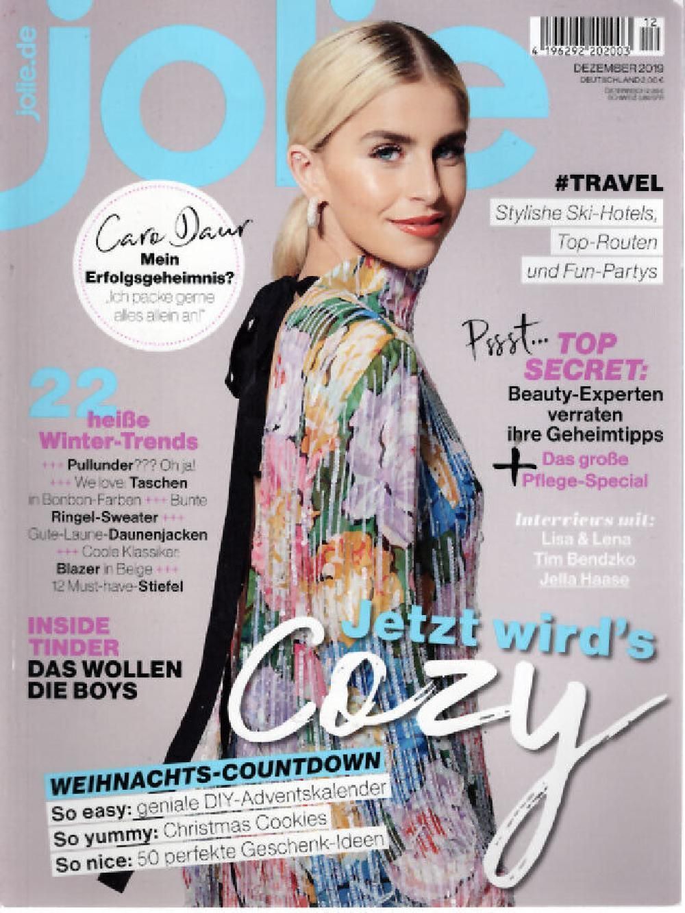 Jolie Magazin Deutschland 2019-12 Caro Daur