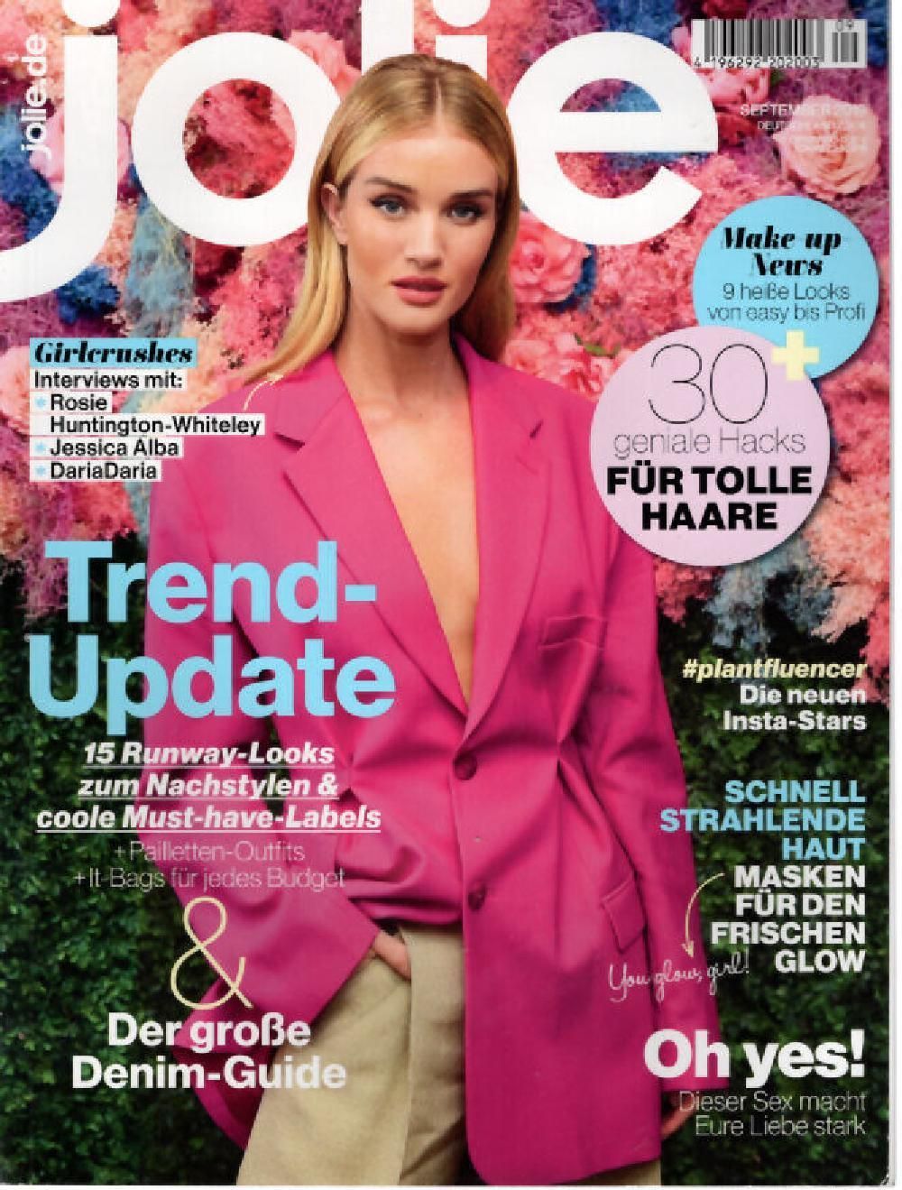 Jolie Magazin Deutschland 2019-09 Rosie Huntington-Whiteley