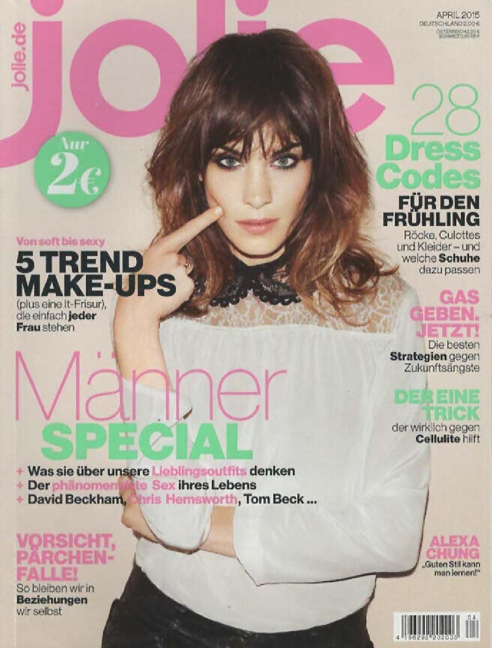 Jolie Magazin Deutschland 2015-04 Alexa Chung