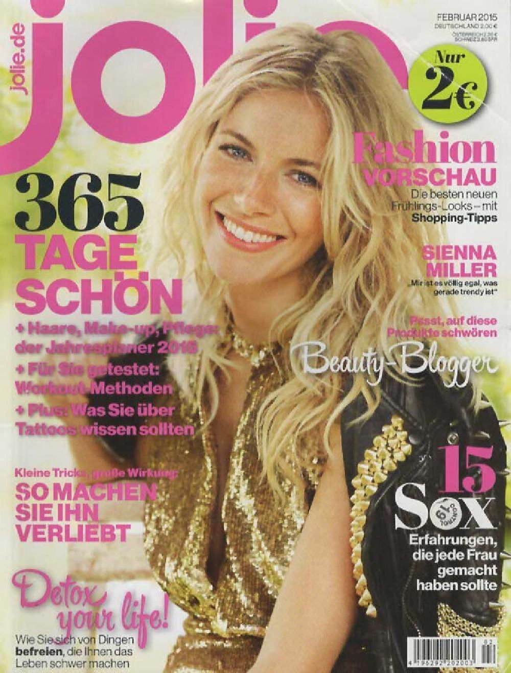 Jolie Magazin Deutschland 2015-02 Sienna Miller