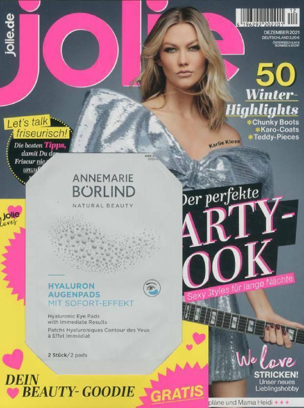 Jolie Magasin Tyskland 2021-12 Karlie Kloss Originaludgave