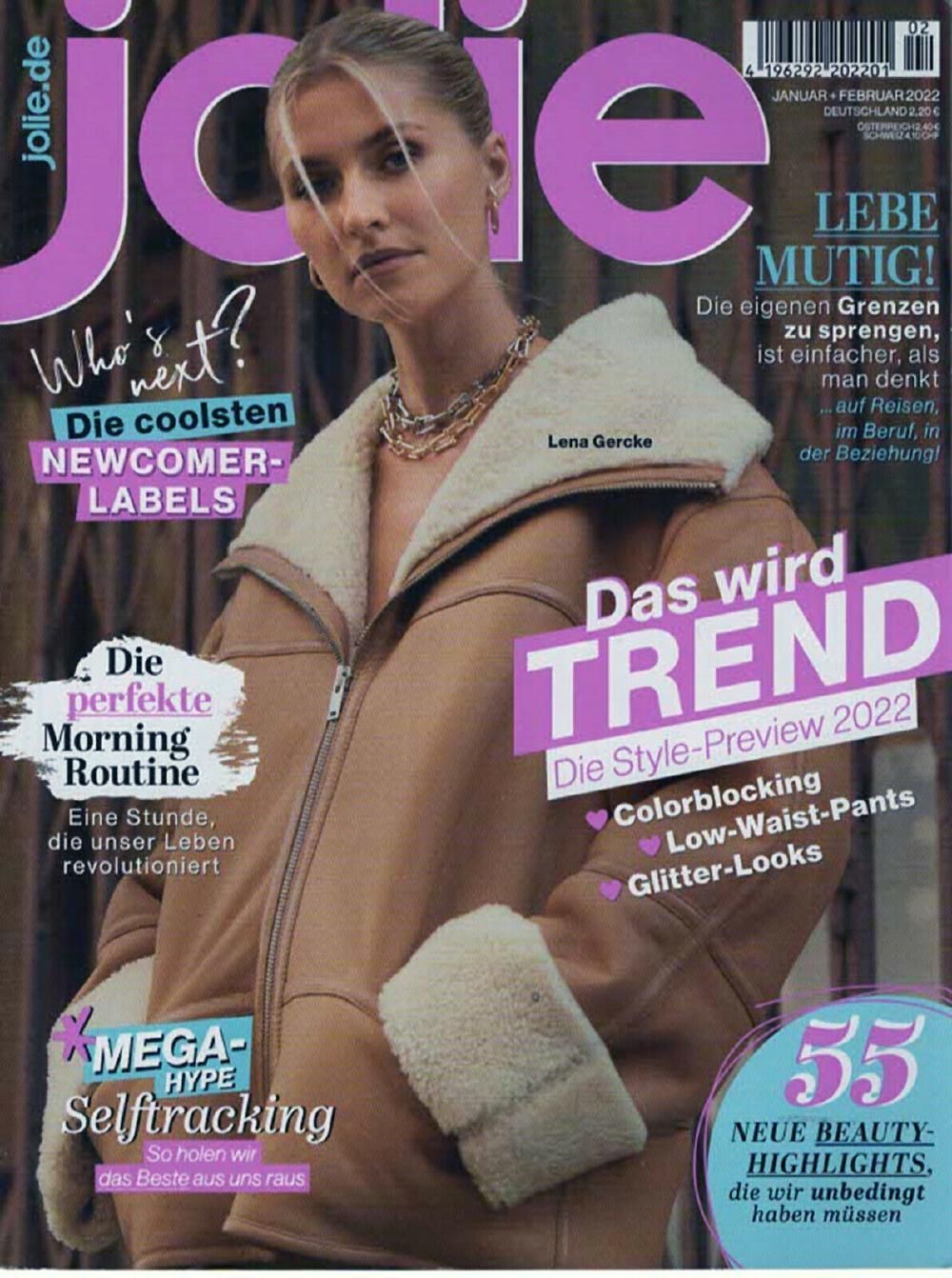 Jolie Magazin Deutschland 2022-01+02 Lena Gercke