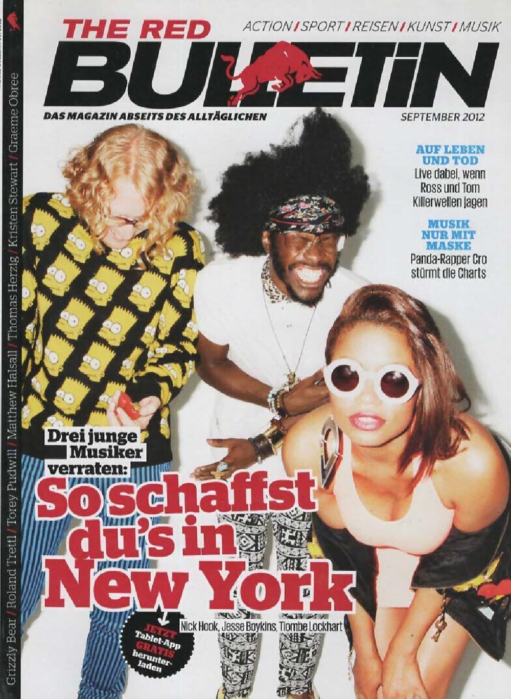 The Red Bulletin Magazin Deutschland 2012-09 Tiombe Lockhart Jessy Boykins