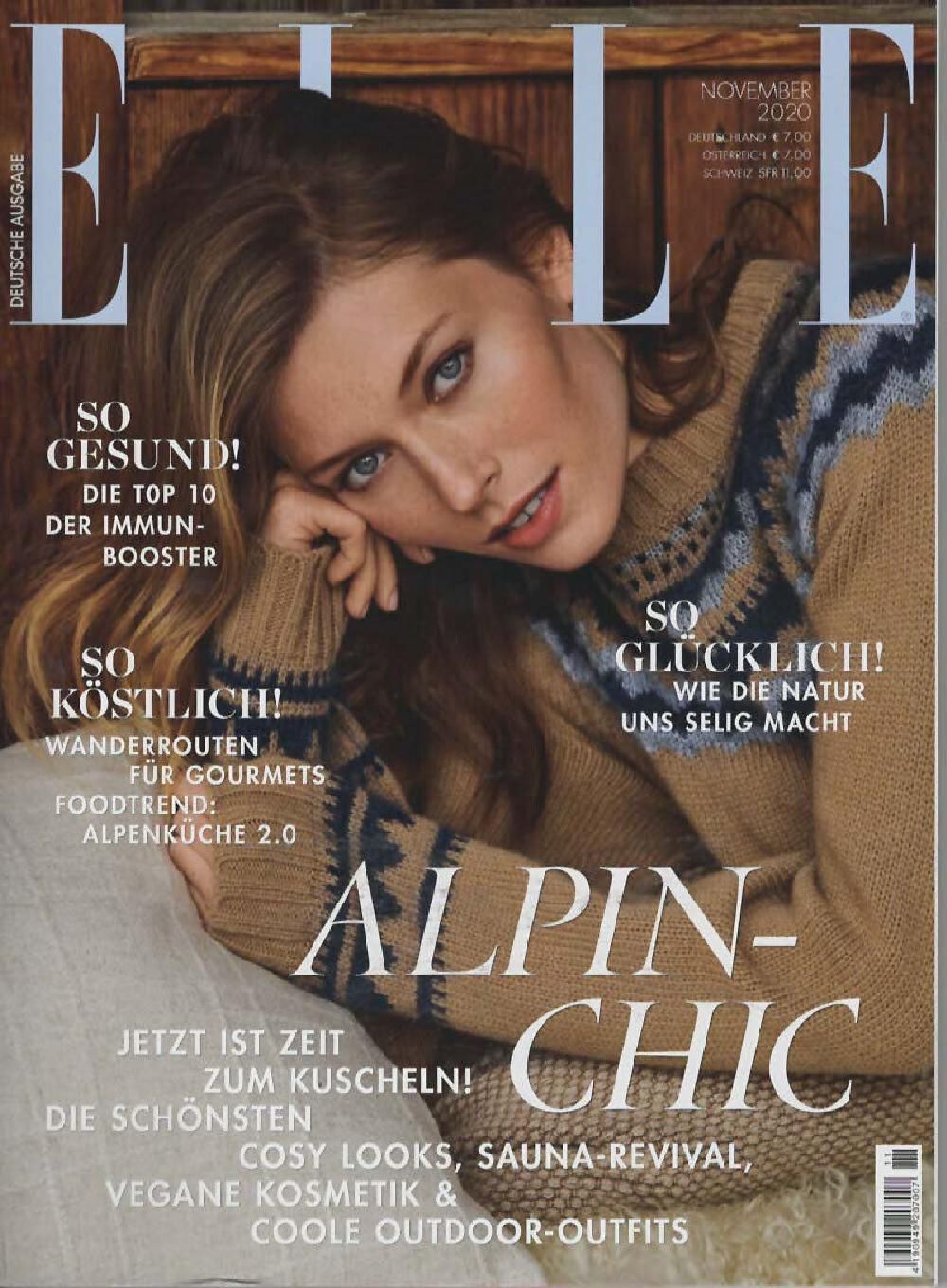Elle Magazin Deutschland 2020-11 Caroline Lossberg