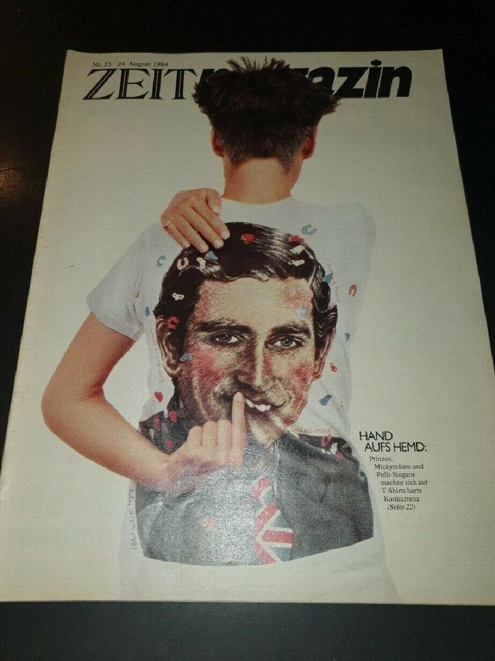 Zeit Magazin Deutschland 1984-35 Prince Charles