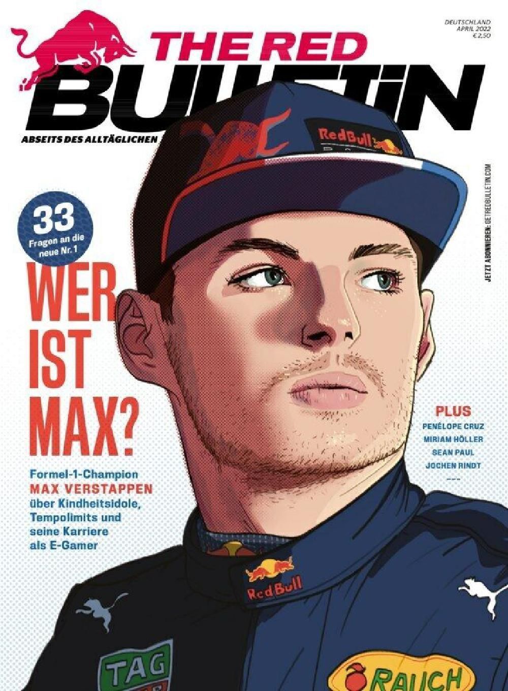 The Red Bulletin Magazin Deutschland 2022-04 Max Verstappen