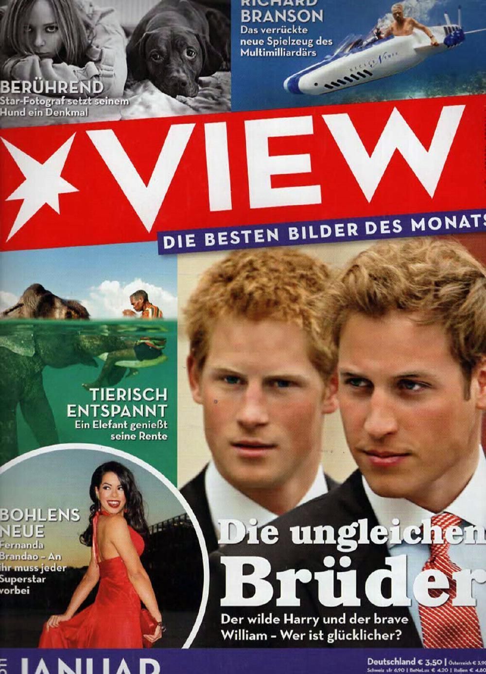View Magazin Deutschland 2011-01 Harry Wiliam Lagerfeld Nick Cave Paris Hilton William