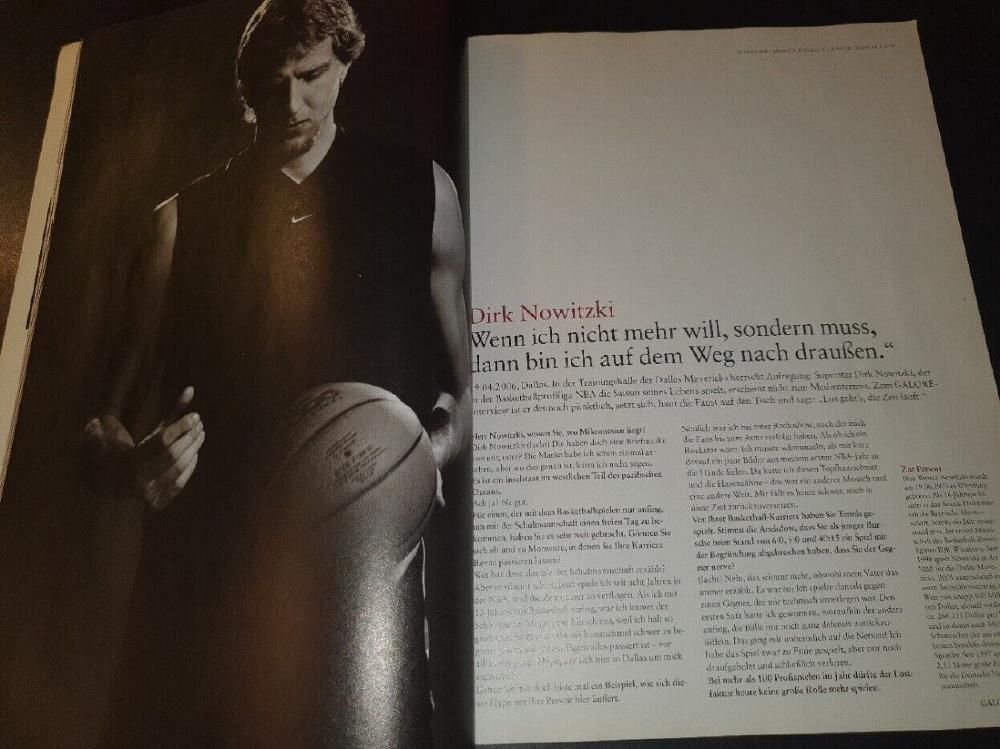 Galore Magazin Deutschland 2006 #20 Jan Ullrich Mel Brooks Jodie Foster Dirk Nowitzki