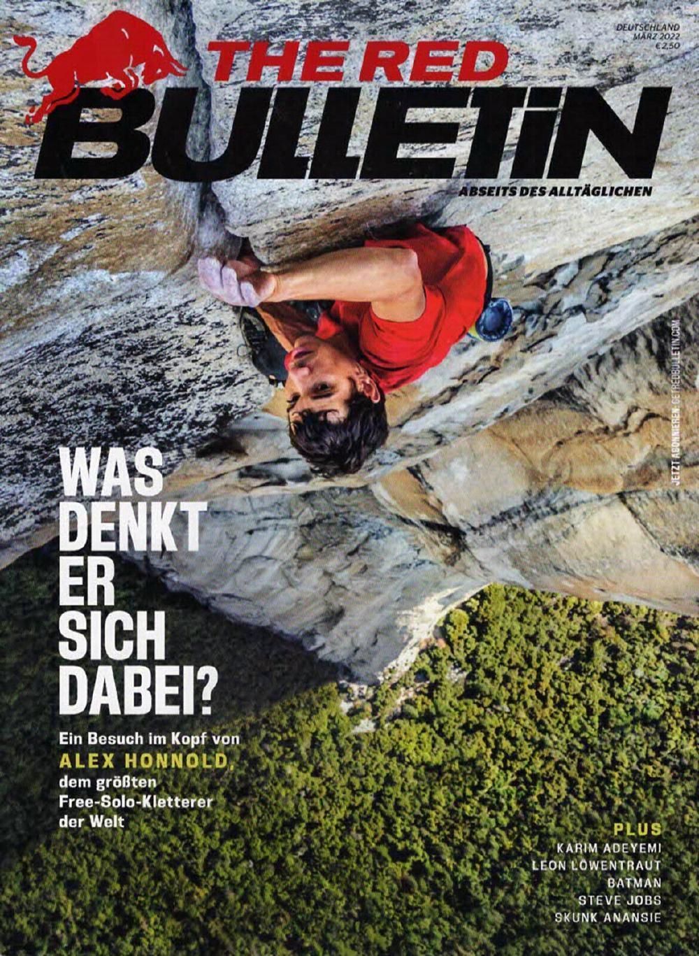 The Red Bulletin Magazin Deutschland 2022-03 Alex Honnold Skin Skunk Anansie