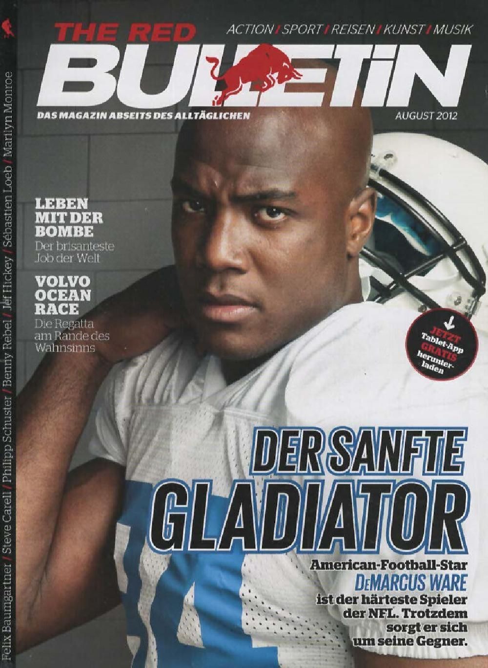 The Red Bulletin Magazin Deutschland 2012-08 Demarcus Ware