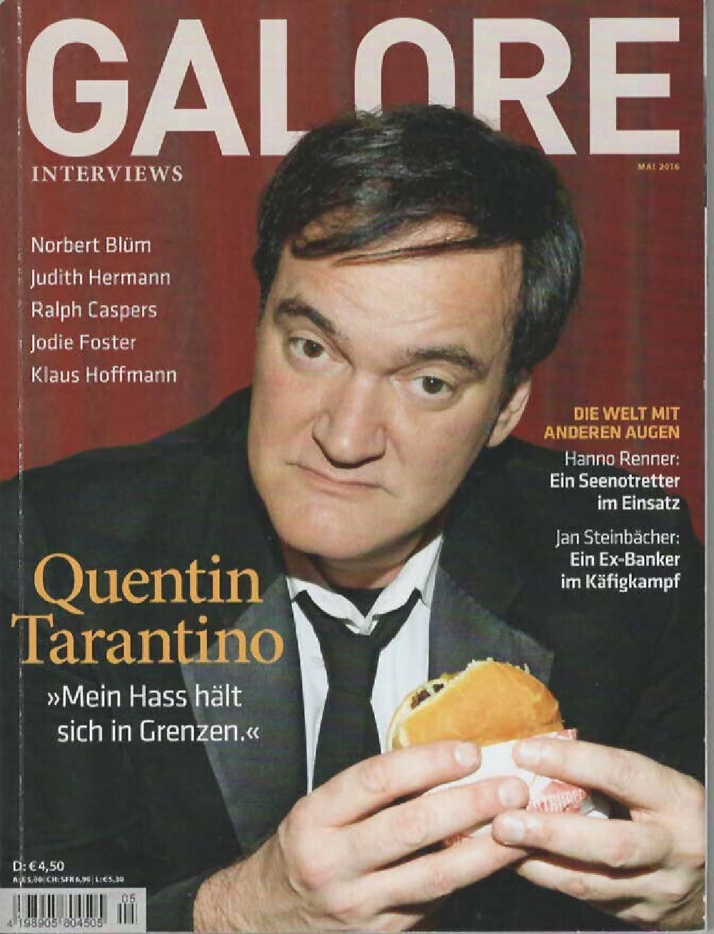 Galore Magazin Deutschland 2016-05 Quentin Tarantino