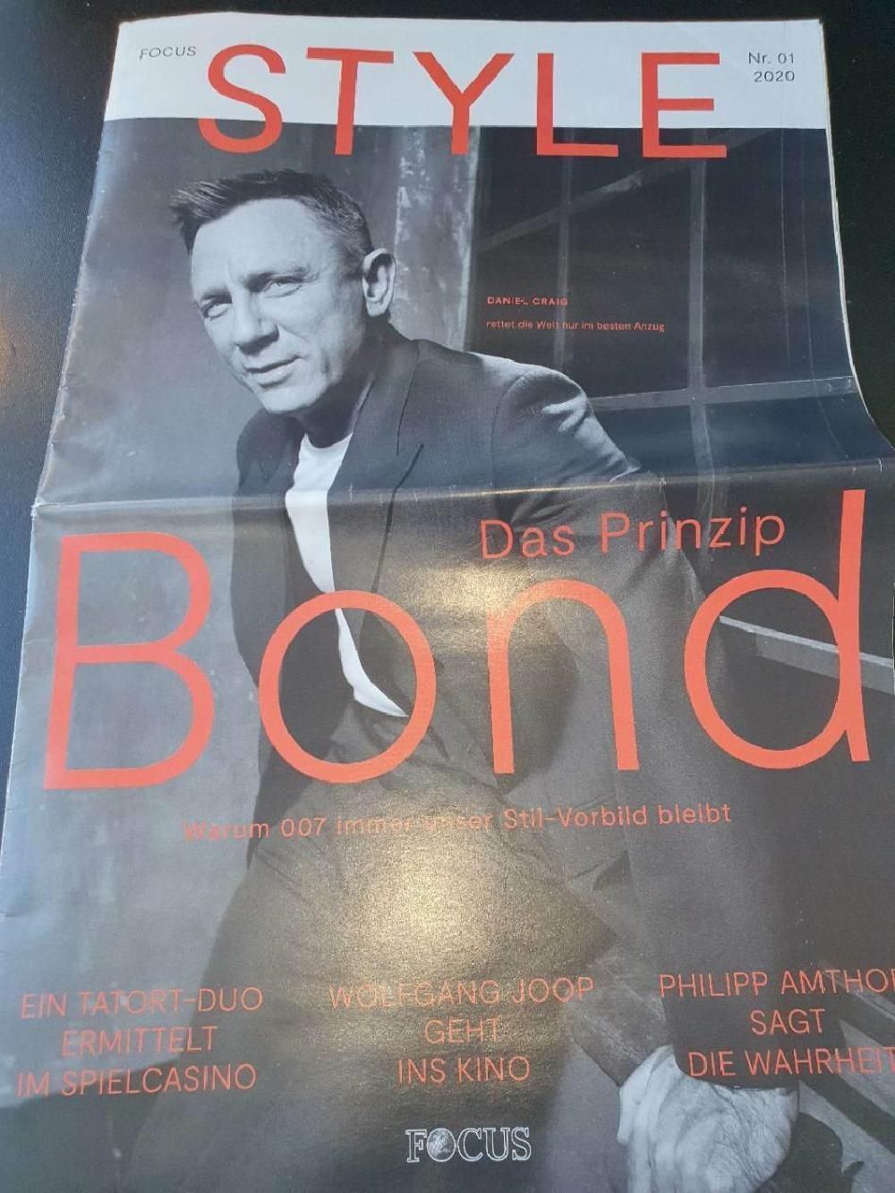 Focus Style Magazin Deutschland 2020-01 Daniel Craig