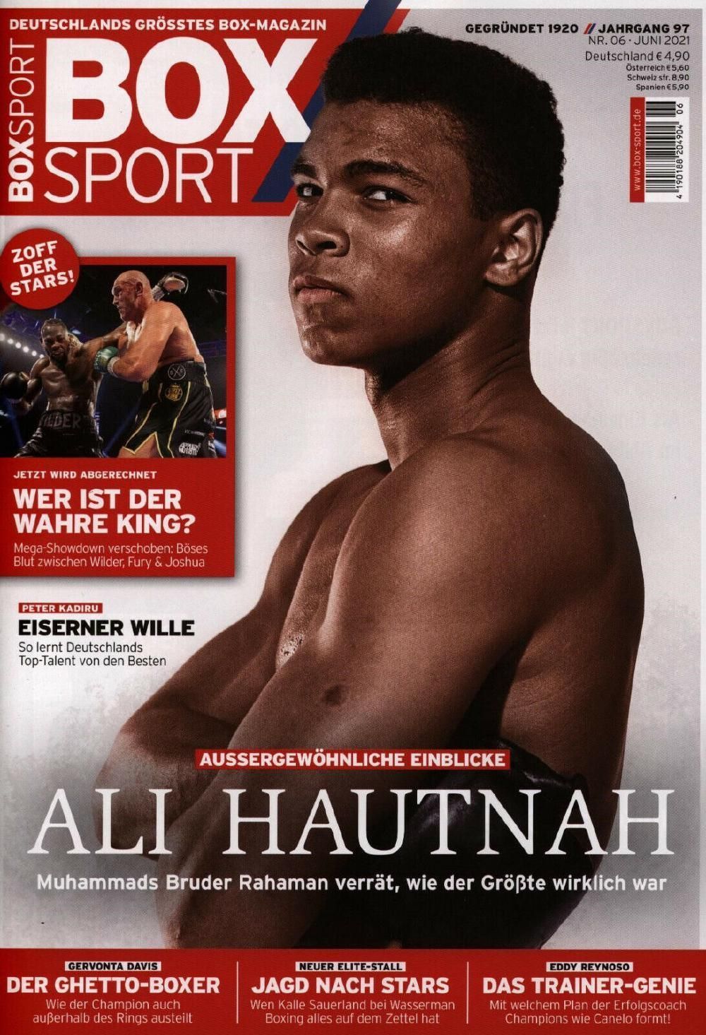 Boxsport Magazin Deutschland 2021-06 Muhammad Ali