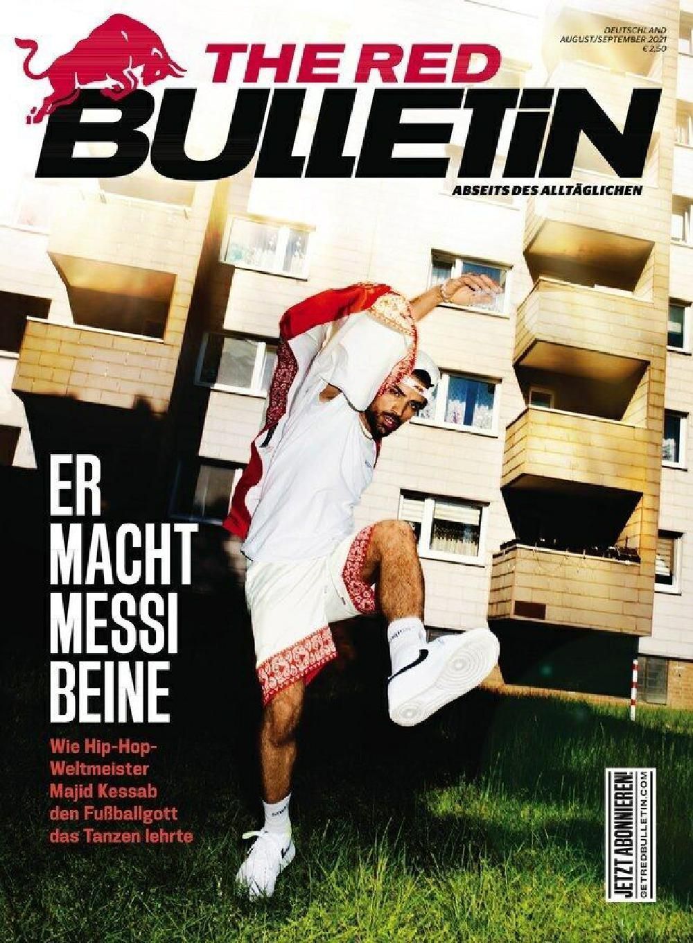 The Red Bulletin Magazin Deutschland 2021-08+09 Majid Kessab
