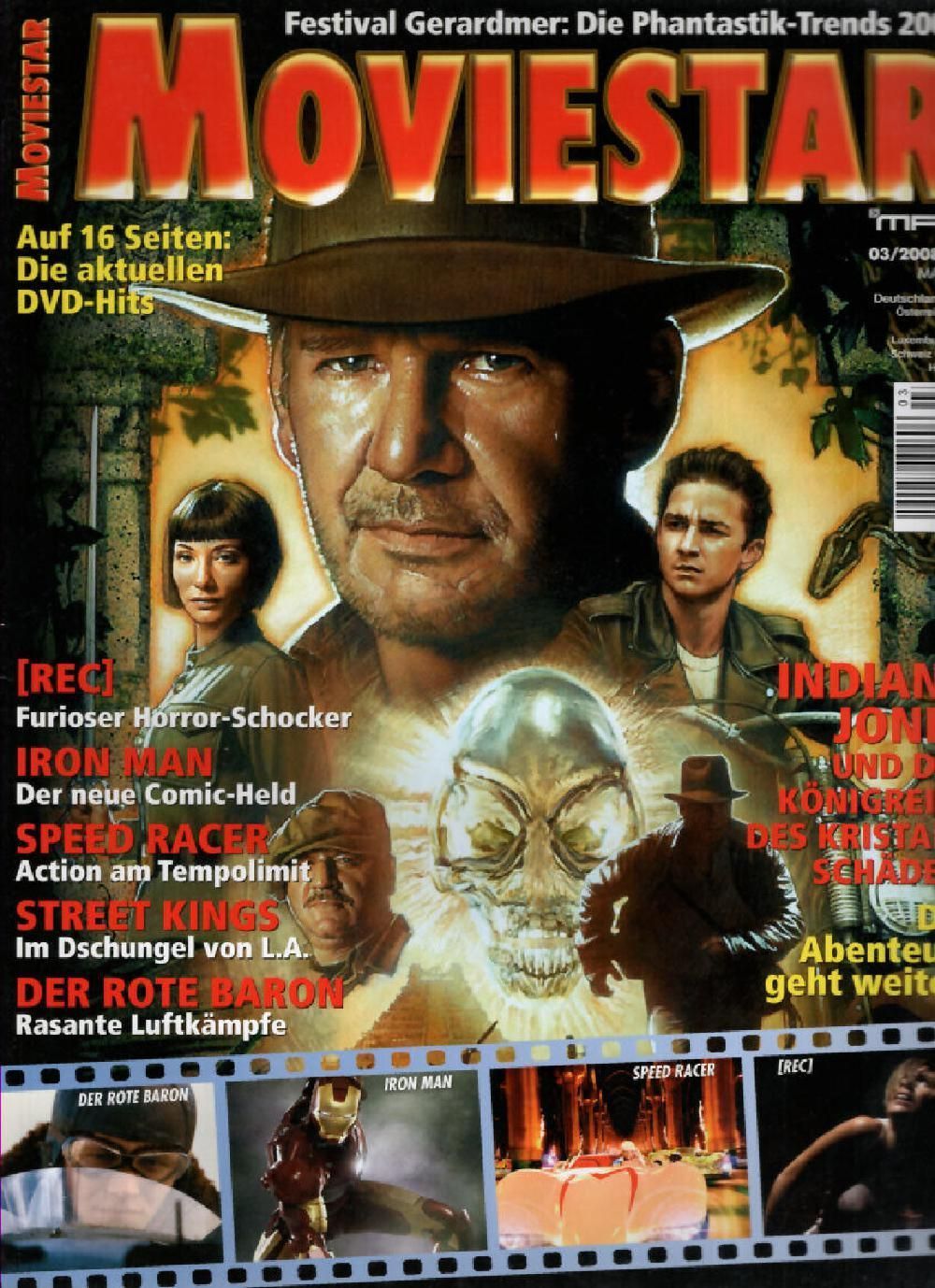 Moviestar Revista Alemanha 2008-03 Harrison Ford Edição original