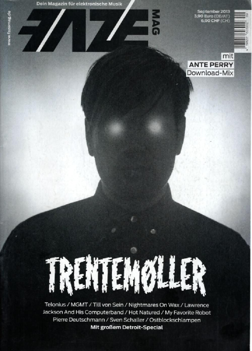 Faze Magazin Deutschland 2013-09 Trentemöller