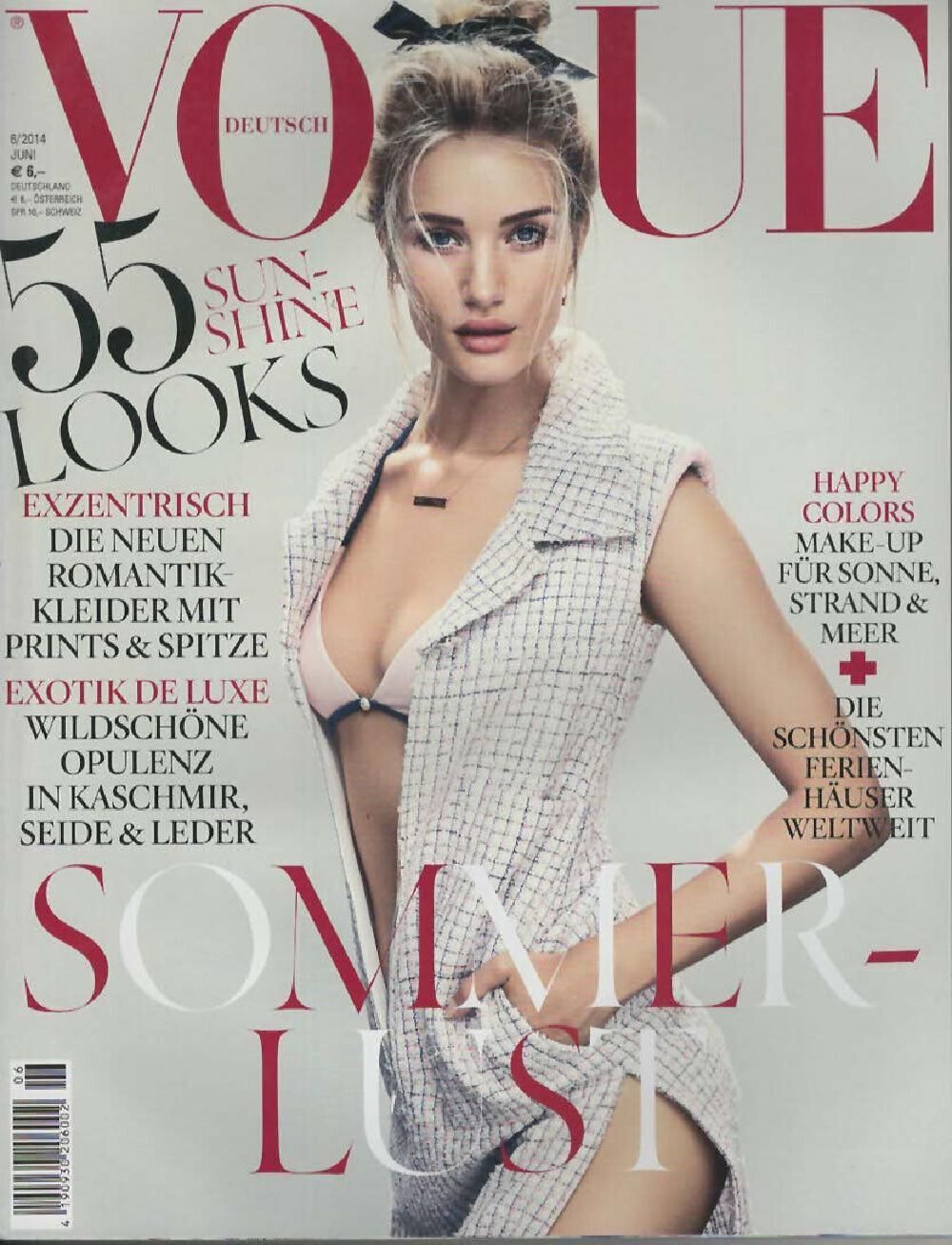 Vogue Magazin Deutschland 2014-06 Rosie Huntington-Whiteley