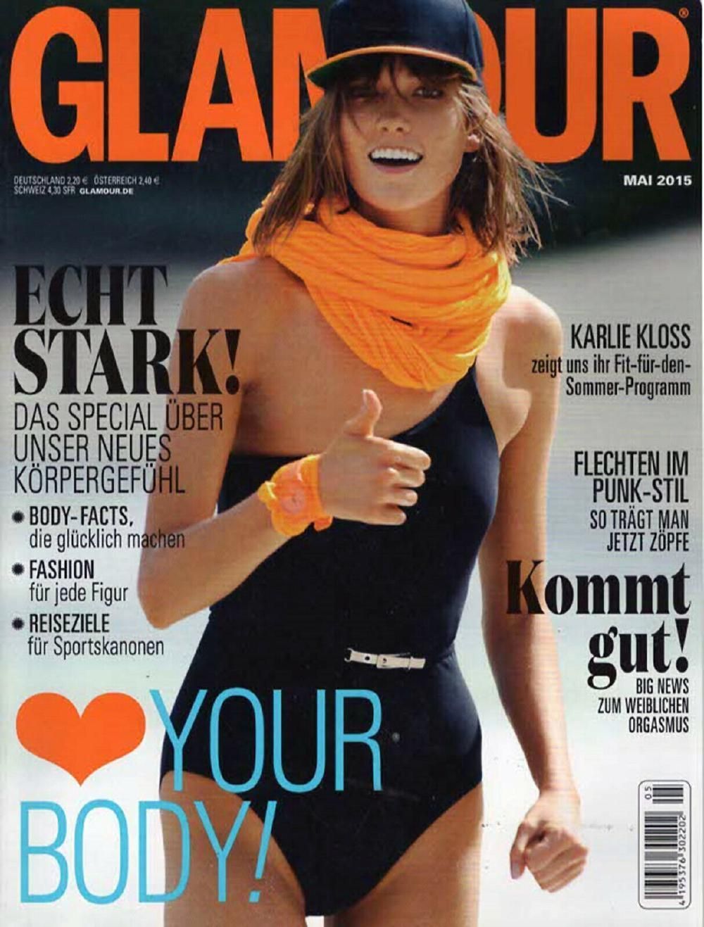 Glamour Magazin Deutschland 2015-05 Karlie Kloss