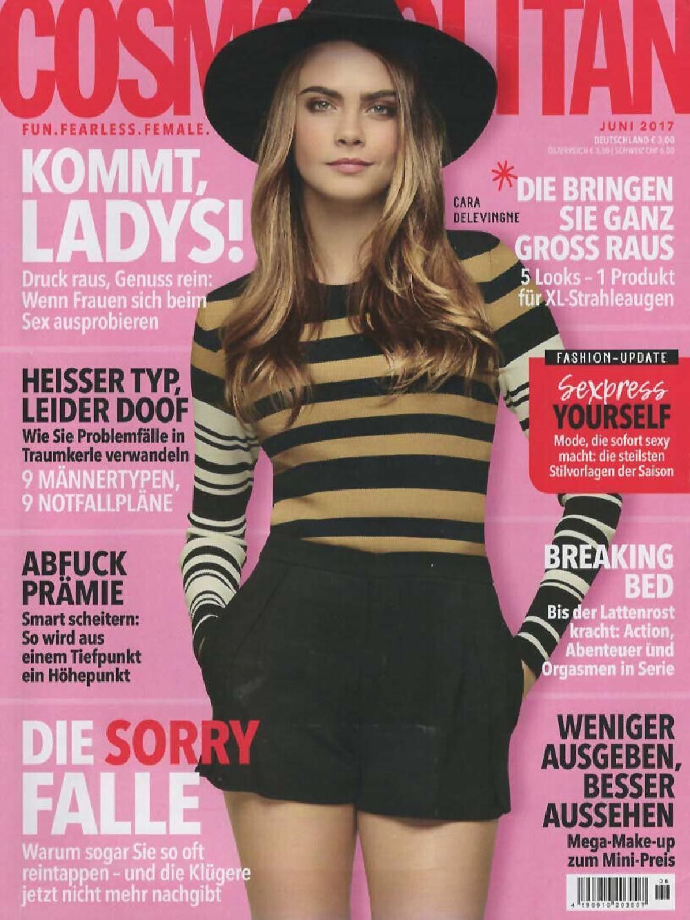 Cosmopolitan Magazin Deutschland 2017-06 Cara Delevingne