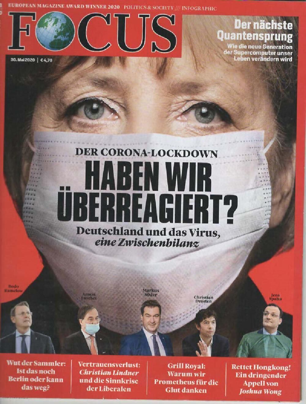 Focus Magazin Deutschland 2020-23 Angela Merkel