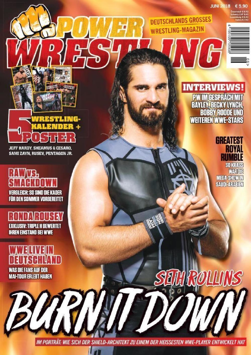 Power Wrestling Magazin Deutschland 2018-06 Seth Rollins