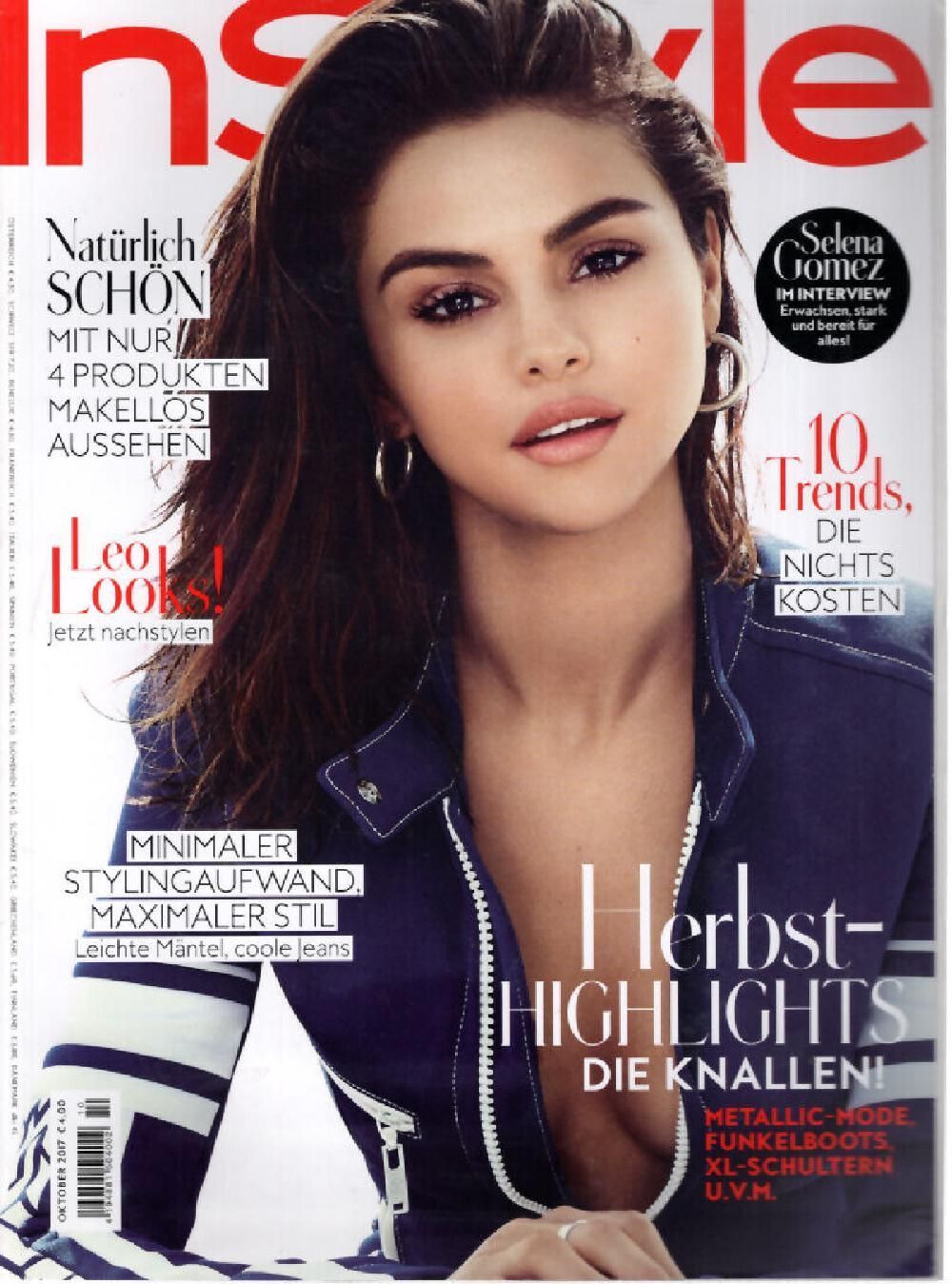 InStyle Revista Alemania 2017-10 Selena Gomez Edición original