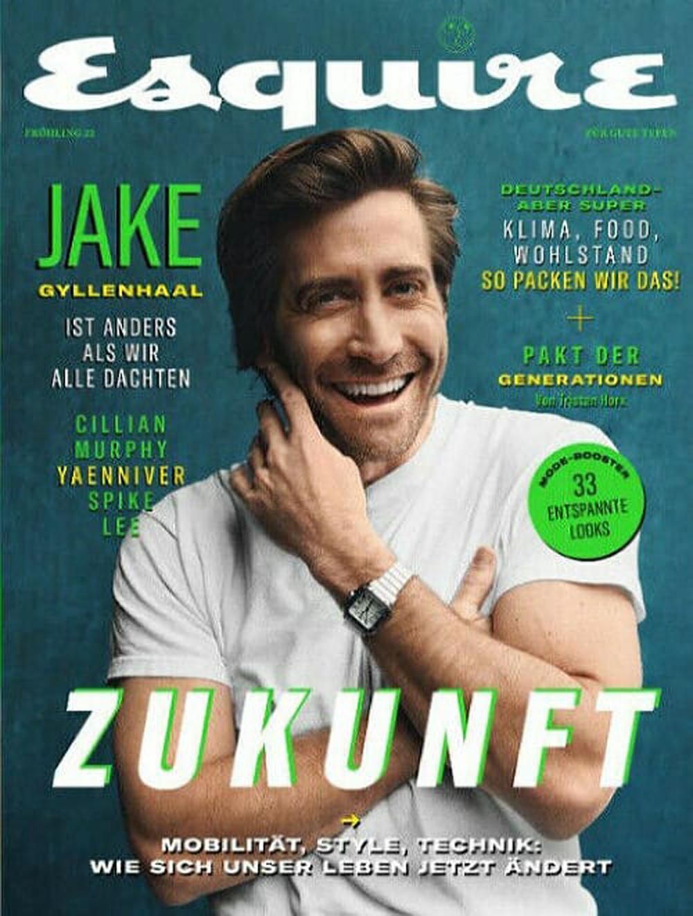 Esquire Lehti Saksa 2022-01 Jake Gyllenhaal Alkuperäinen painos