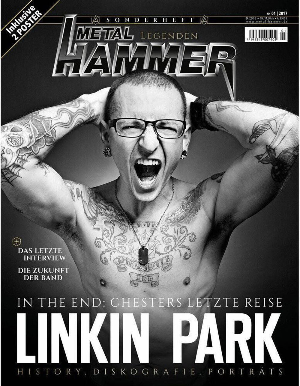 Metal Hammer Spezial Magasin Tyskland 2017 Linkin Park Chester Bennington Originaludgave