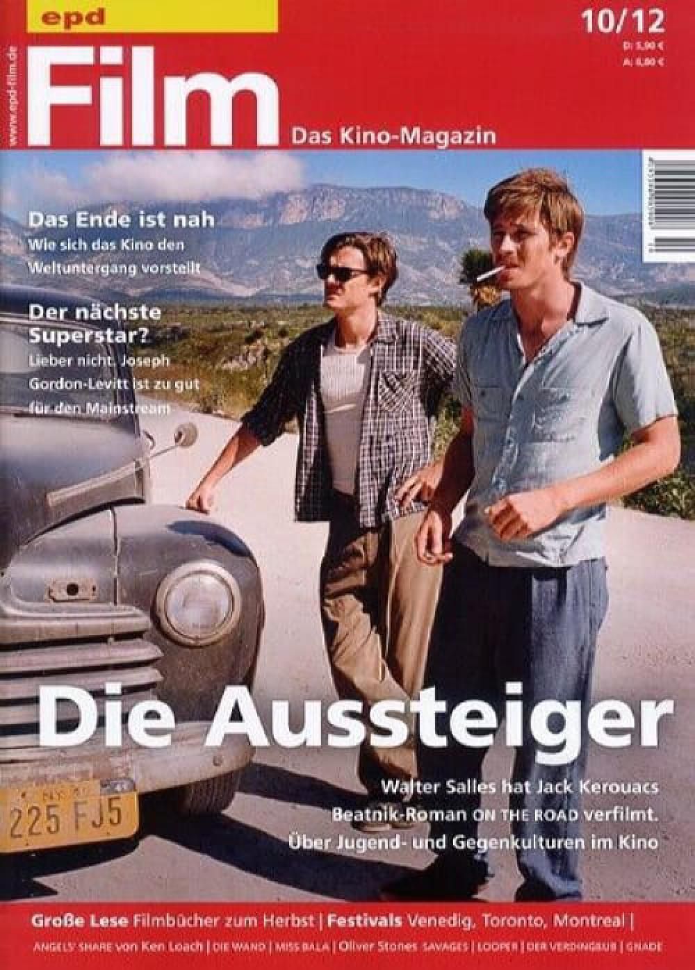 EPD Film Magazin Deutschland 2012-10 Sam Riley Garrett Hedlund