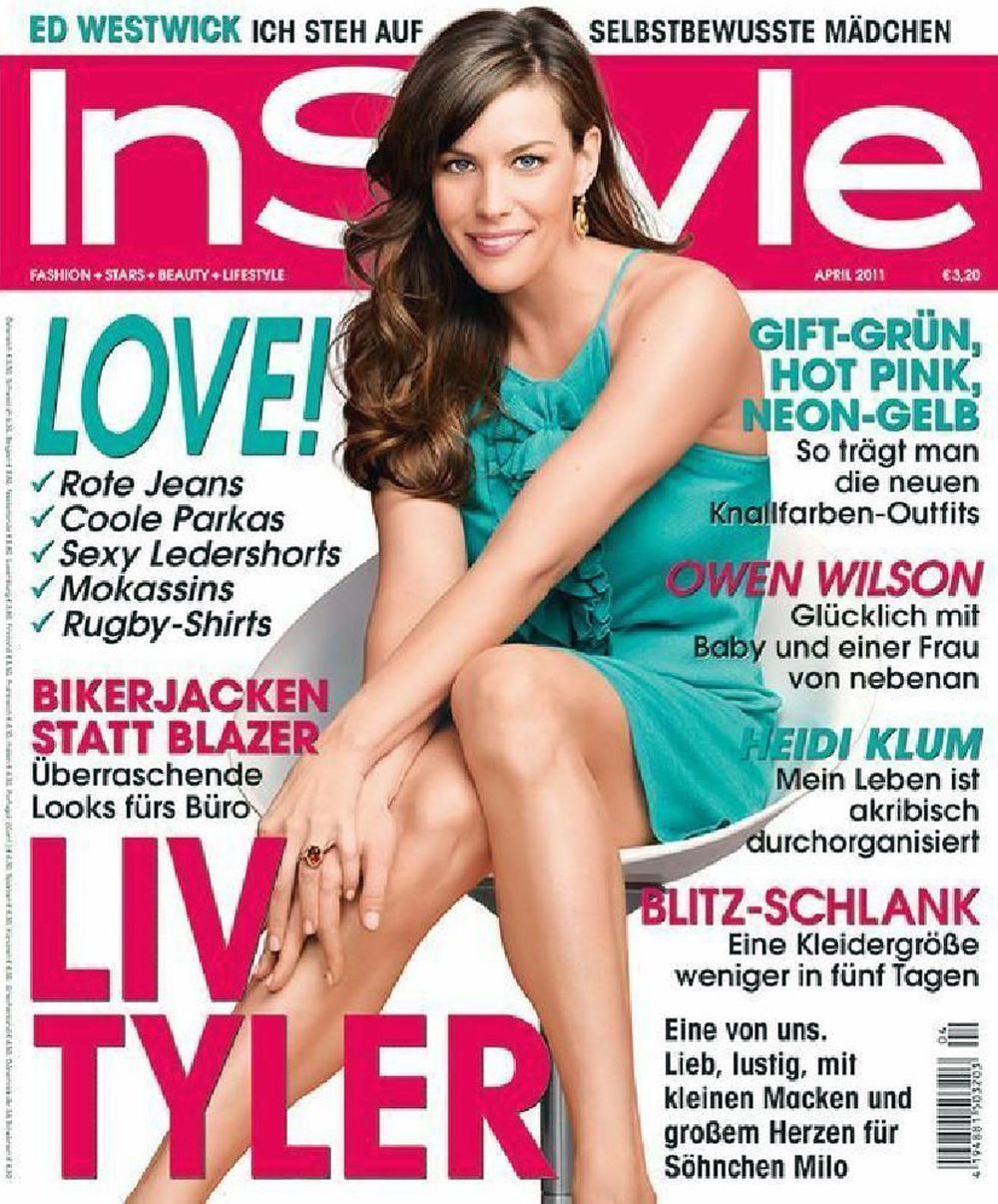 InStyle Magazine Germany 2011-04 Liv Tyler Original Print Issue