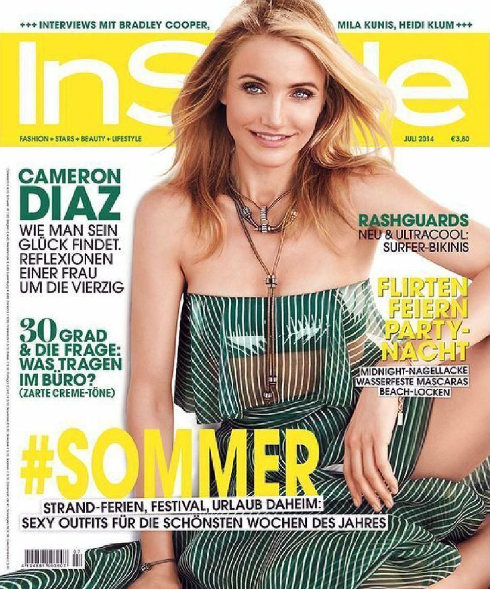 InStyle Magazin Deutschland 2014-07 Cameron Diaz