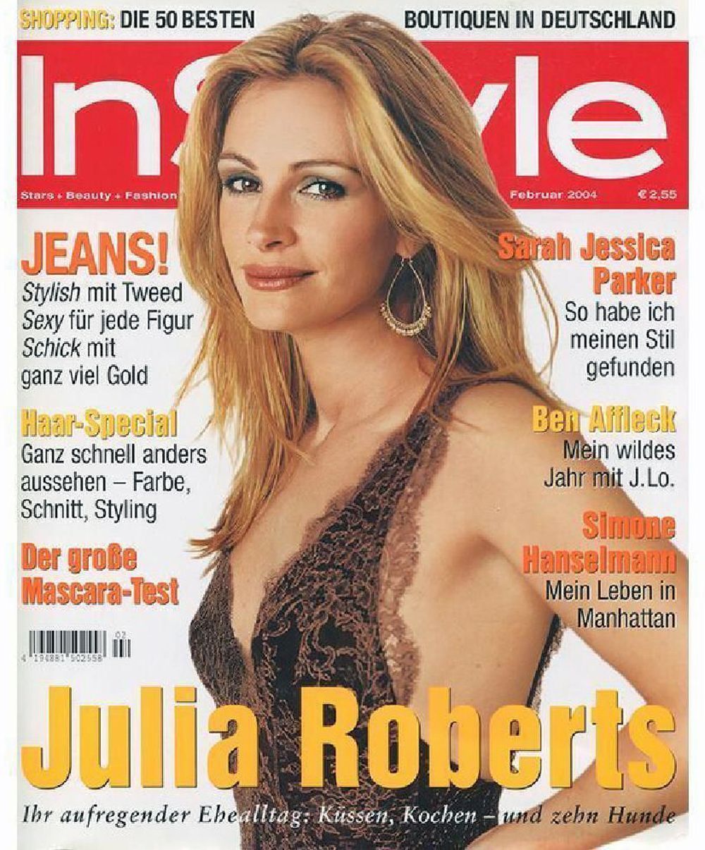 InStyle Magazine Germany 2004-02 Julia Roberts Original Print Issue