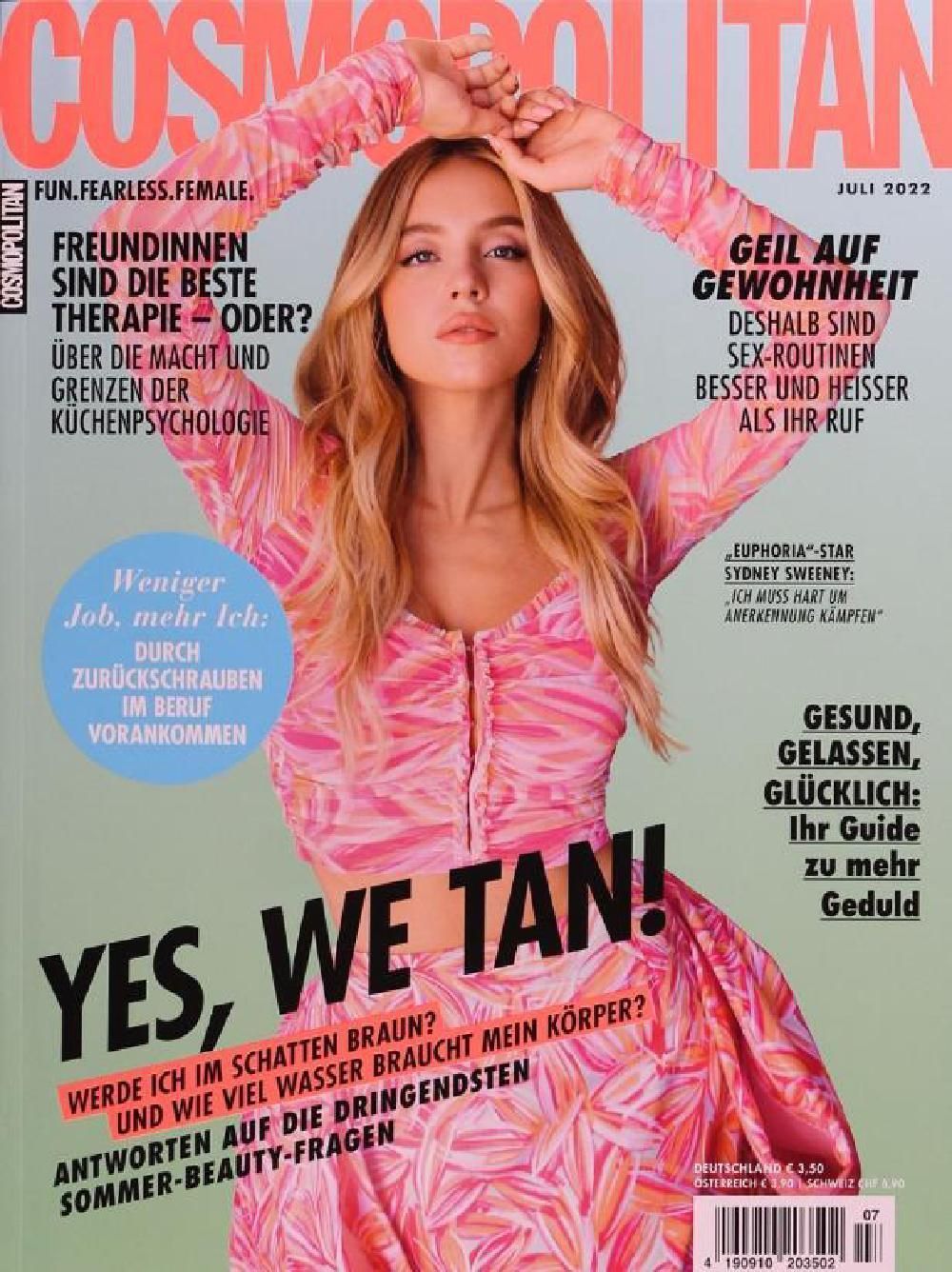 Cosmopolitan Magazin Deutschland 2022-07 Sydney Sweeney