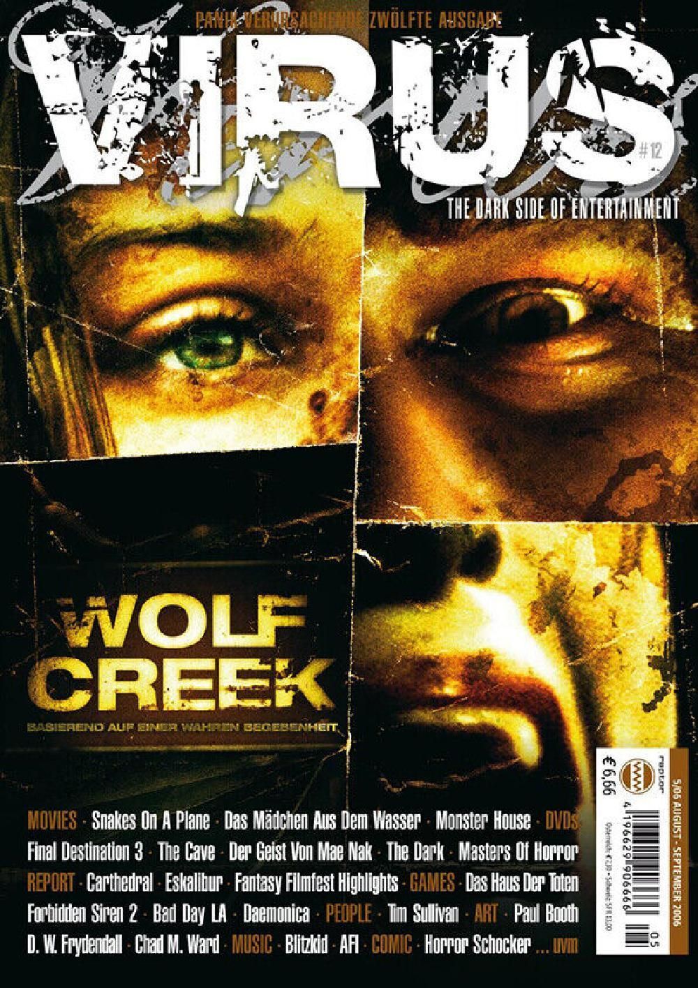 Virus Magasin Tyskland 2006 #12 Wolf Creek Originaludgave