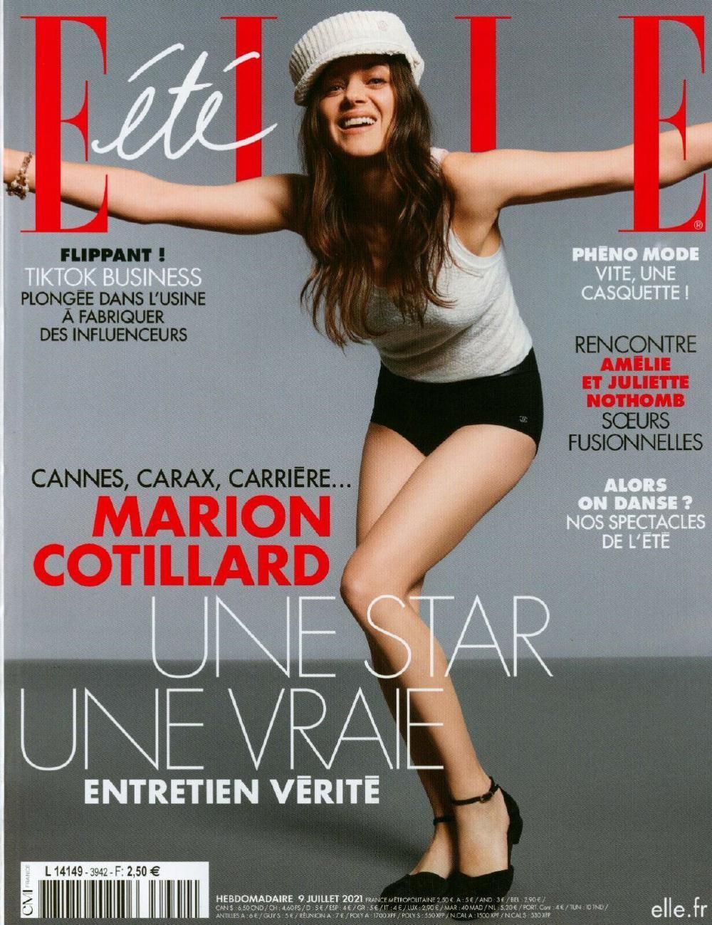 Elle Magazin Frankreich 2021 #3942 Marion Cotillard