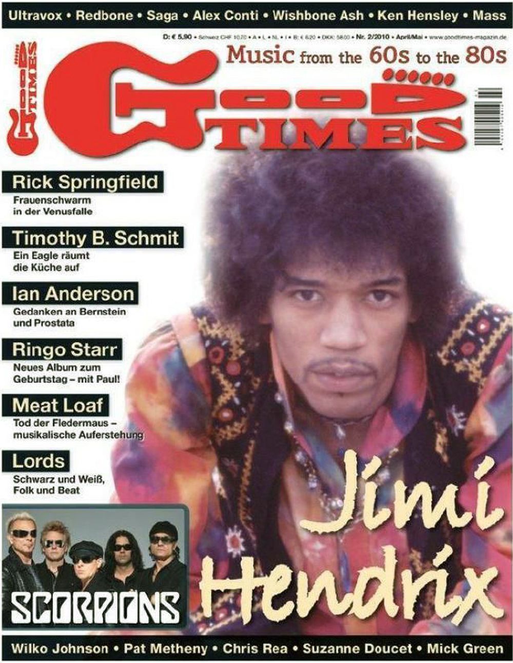Good Times Magazin Deutschland 2010-02 Jimi Hendrix