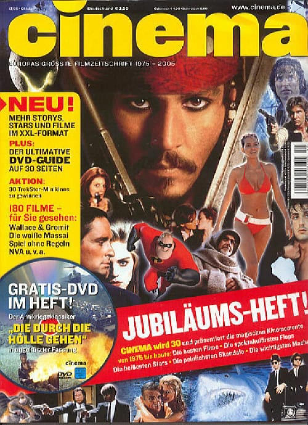 Cinema Magazin Deutschland 2005-10 Johnny Depp Halle Berry