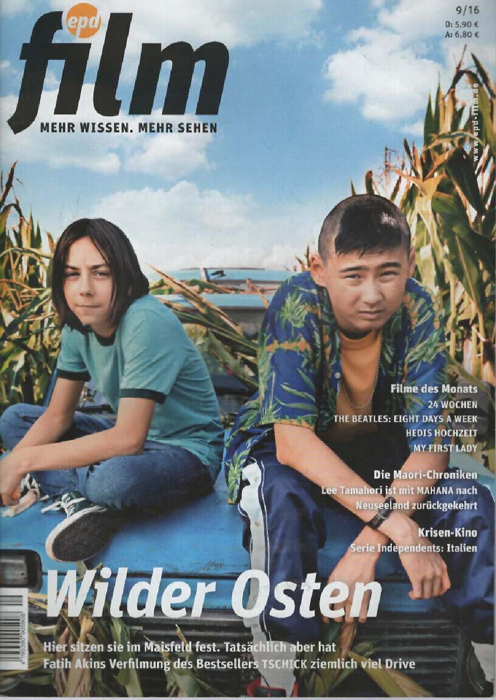 EPD Film Magazin Deutschland 2016-09 Fatih Akin