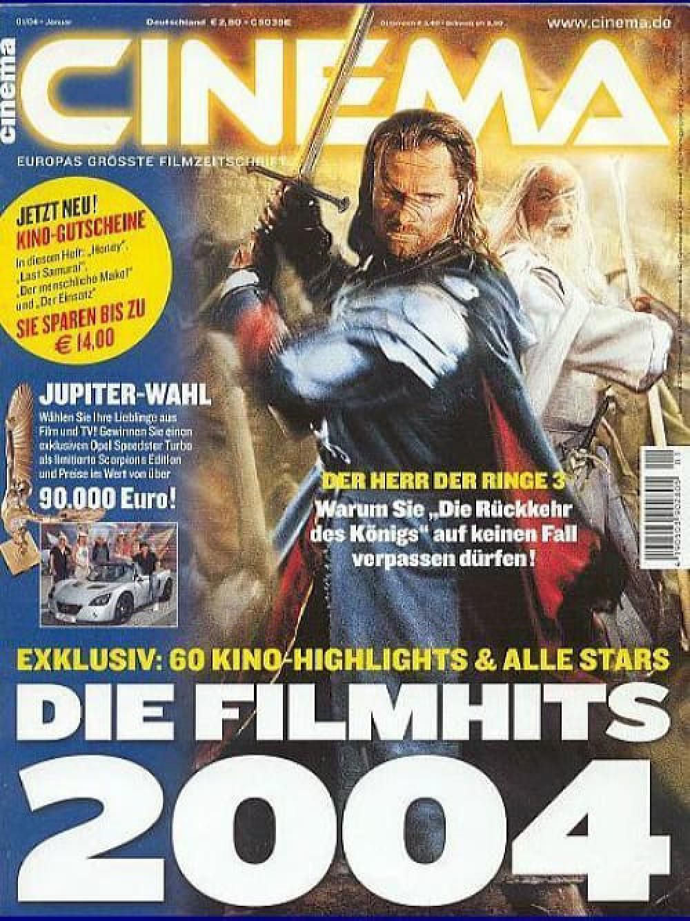 Cinema Magazin Deutschland 2004-01 The Lord Of The Rings The Return Of The King