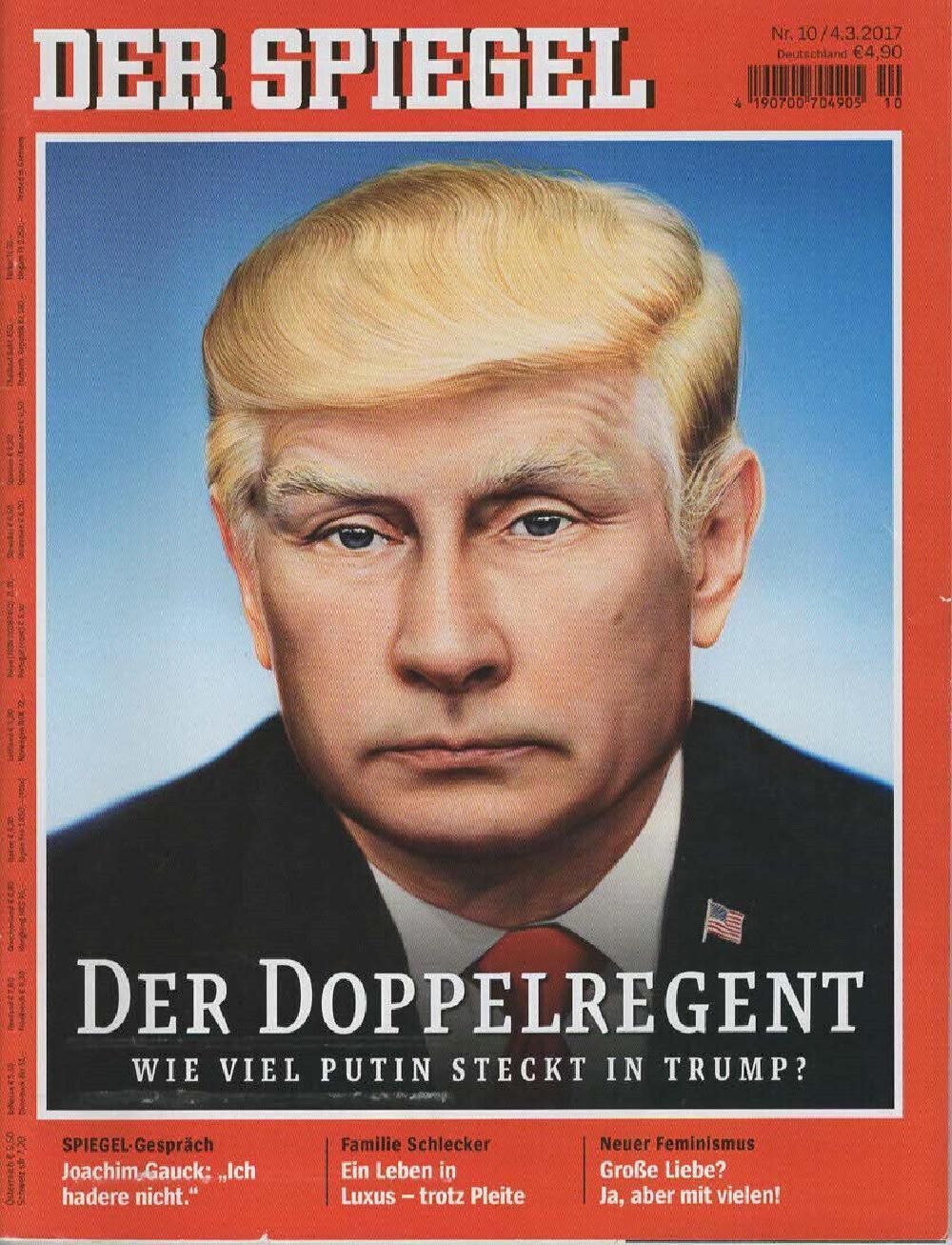 Der Spiegel Magazin Deutschland 2017-10 Donald Trump Putin